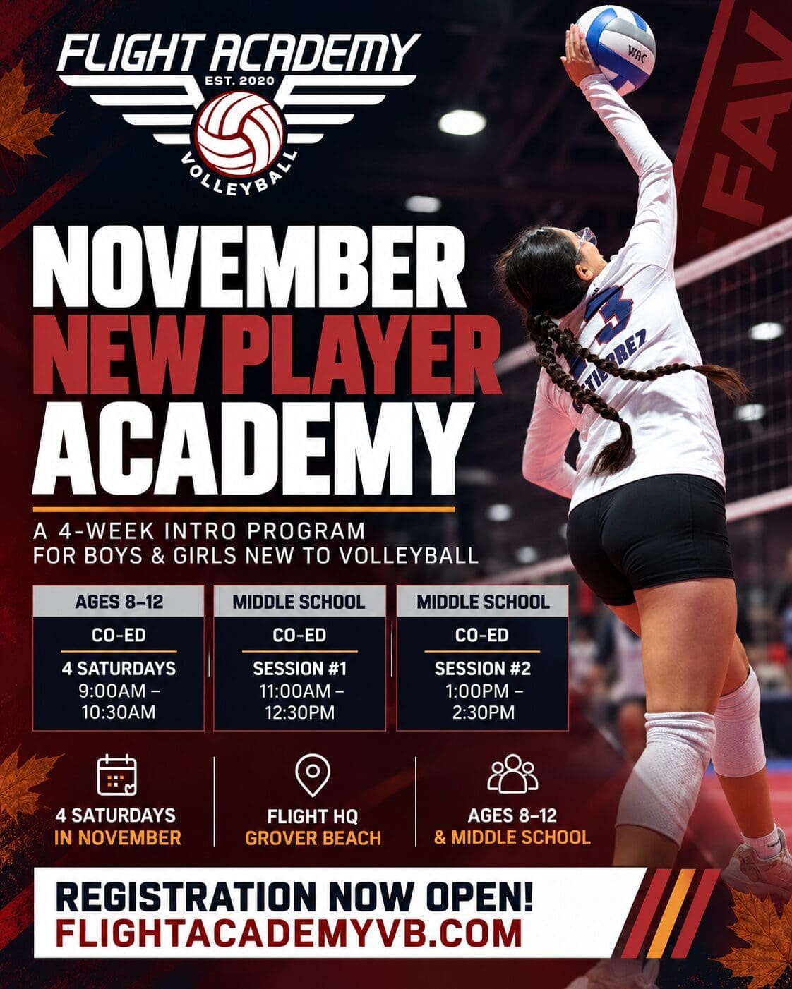 Flight Academy November New Player Academy